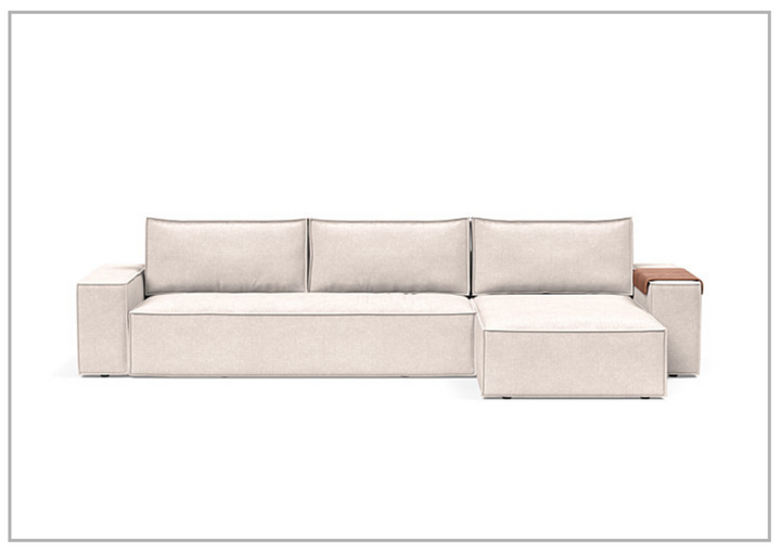 Innovation Living Newilla Fabric L-Shaped Sectional Sleeper Sofa