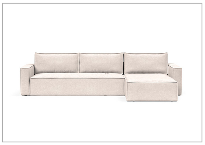 Innovation Living Newilla Fabric L-Shaped Sectional Sleeper Sofa
