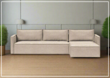 Innovation Living Newilla Fabric L-Shaped Sectional Sleeper Sofa