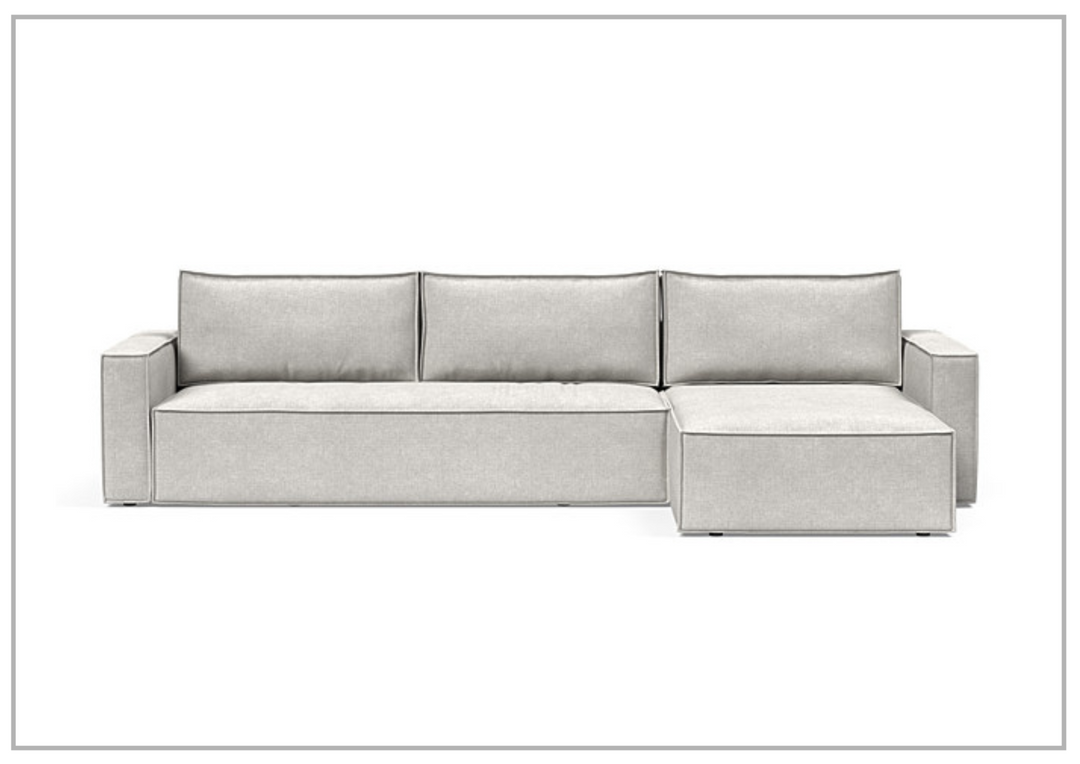 Innovation Living Newilla Fabric L-Shaped Sectional Sleeper Sofa