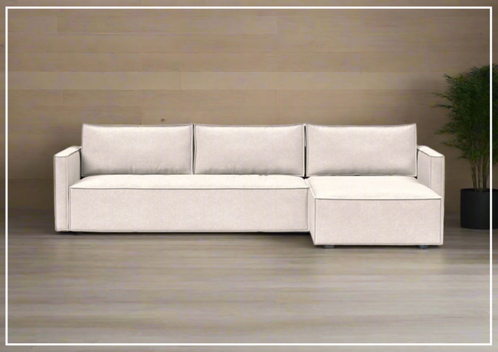 Innovation Living Newilla Fabric L-Shaped Sectional Sleeper Sofa