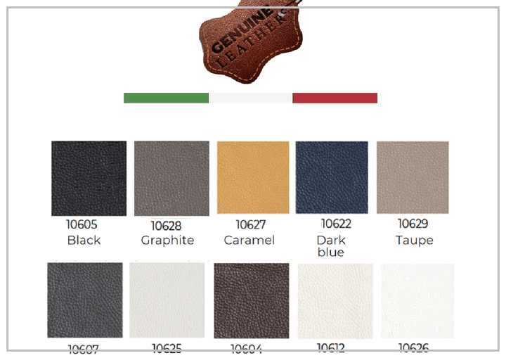 Kathy Ireland Wigan Luxury Gray Italian Leather Queen Sleeper