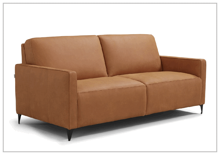 Kathy Ireland Wigan Luxury Gray Italian Leather Queen Sleeper