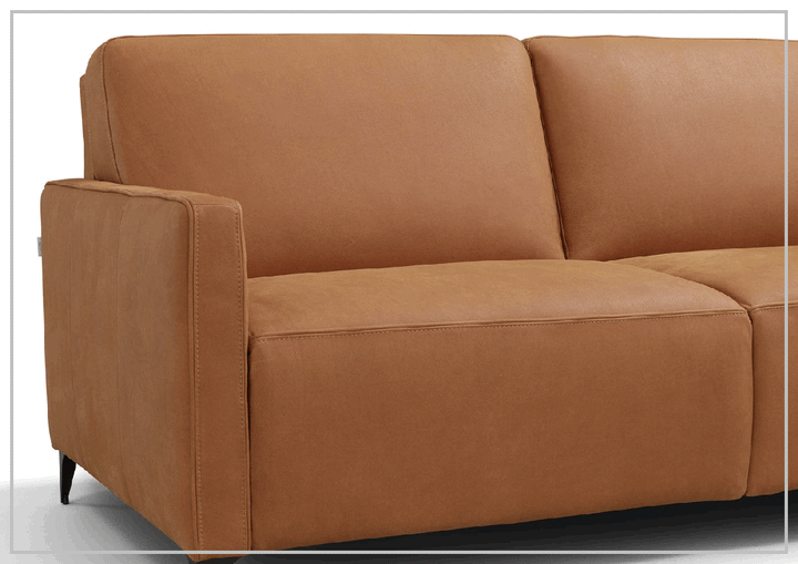 Kathy Ireland Wigan Luxury Gray Italian Leather Queen Sleeper