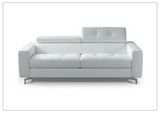 Kathy Ireland Tevere Top Grain Leather Queen Sleeper Sofa-Sofabed