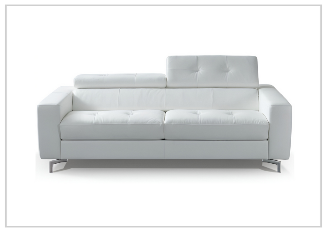 Kathy Ireland Tevere Top Grain Leather Queen Sleeper Sofa-Sofabed