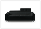 Kathy Ireland Tevere Top Grain Leather Queen Sleeper Sofa-Sofabed