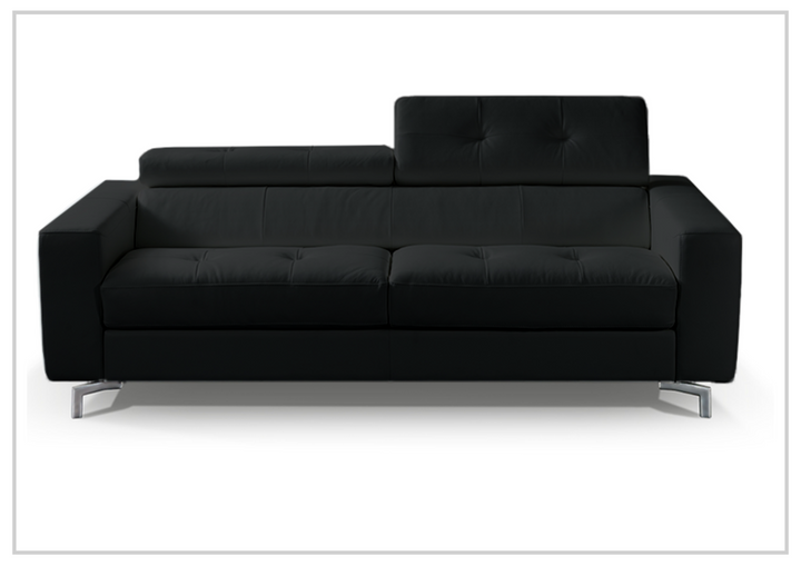 Kathy Ireland Tevere Top Grain Leather Queen Sleeper Sofa-Sofabed