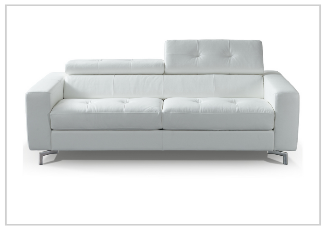 Kathy Ireland Tevere Top Grain Leather Queen Sleeper Sofa-Sofabed