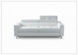 Kathy Ireland Tevere Top Grain Leather Queen Sleeper Sofa-Sofabed