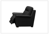 Klaussner Delano Power Recliner Chair in Black with USB Port-Sofabed