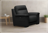 Klaussner Delano Power Recliner Chair in Black with USB Port-Sofabed