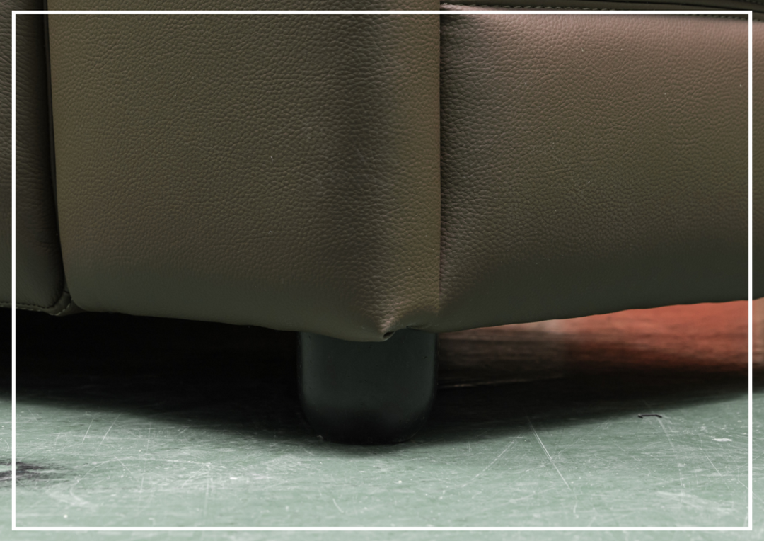 Klaussner Orlano 3-seater Brown Leather Power Reclining Sofa-Sofabed