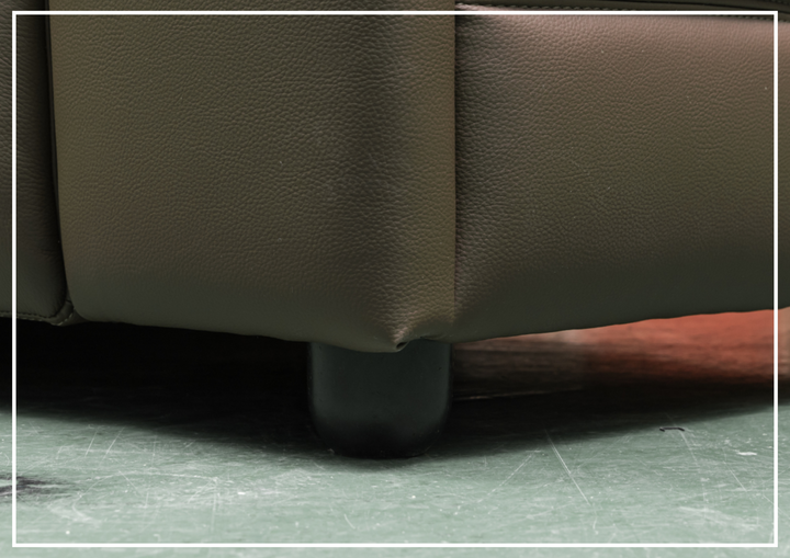 Klaussner Orlano 3-seater Brown Leather Power Reclining Sofa-Sofabed