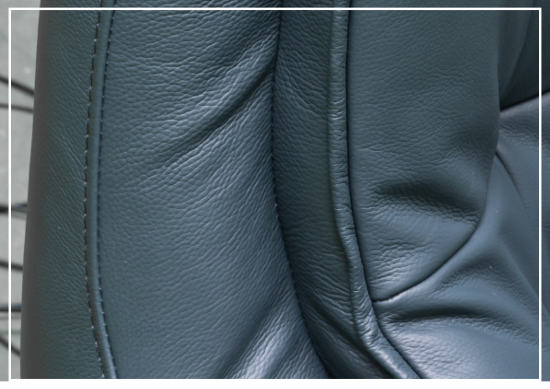 Klaussner Serano Blaze  Blue Leather Swivel Power Recliner Lift Chair