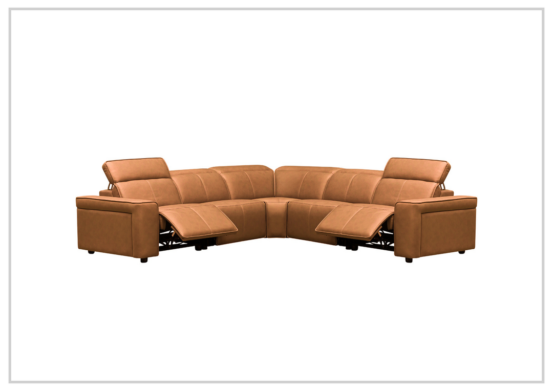 Klaussner Leonardo 6-Piece Power Recliner Sectional Sofa with Storage-Sofabed