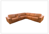 Klaussner Leonardo 6-Piece Power Recliner Sectional Sofa with Storage-Sofabed