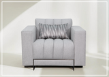 Klaussner Talento Tufted Accent Chair with Sleek Track Arms