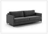 Luonto Elfin Fabric King Sleeper Sofa with Chrome or Wood Legs