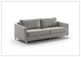 Luonto Monika Fabric King Sleeper Sofa Bed With Wood or Chrome Legs-SOFABED