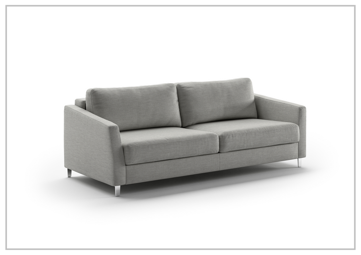 Luonto Monika Fabric King Sleeper Sofa Bed With Wood or Chrome Legs-SOFABED