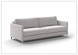 Luonto Elfin Fabric King Sleeper Sofa with Chrome or Wood Legs