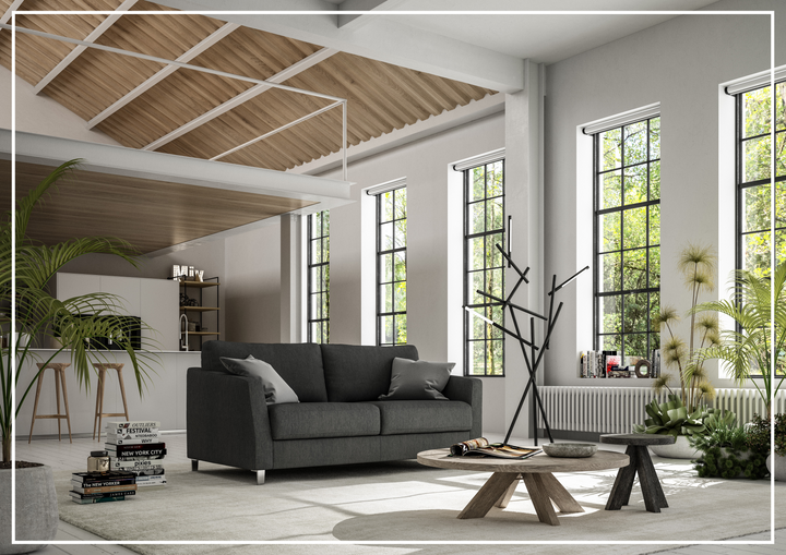 Luonto Monika Fabric Full XL Sleeper Sofa Bed In Four Color Options