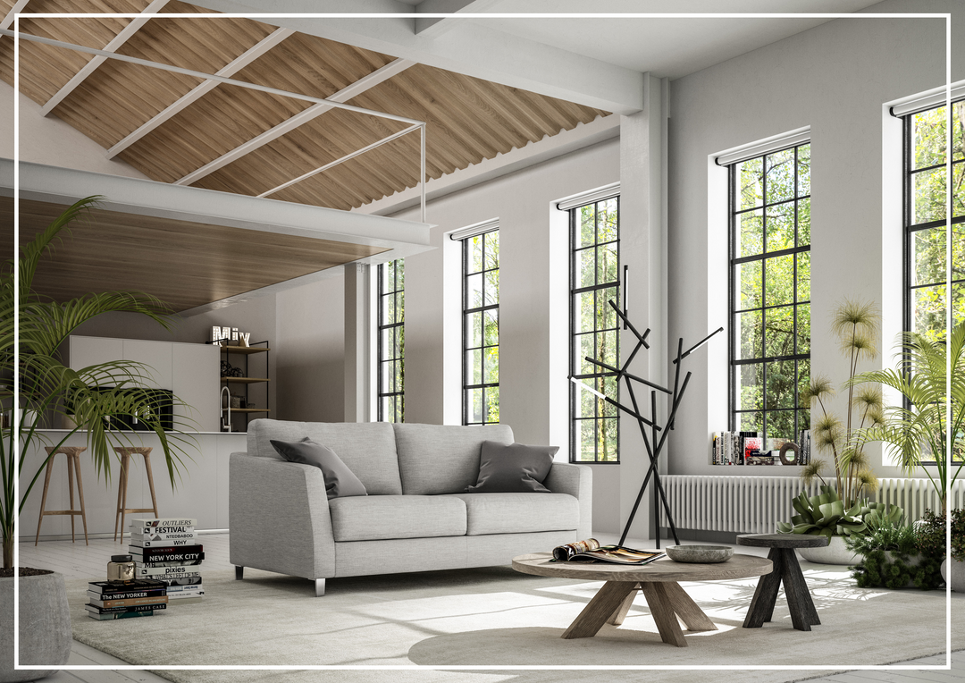 Luonto Monika Fabric Full XL Sleeper Sofa Bed In Four Color Options