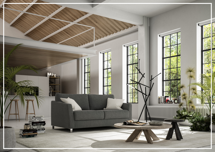 Luonto Monika Fabric Full XL Sleeper Sofa Bed In Four Color Options