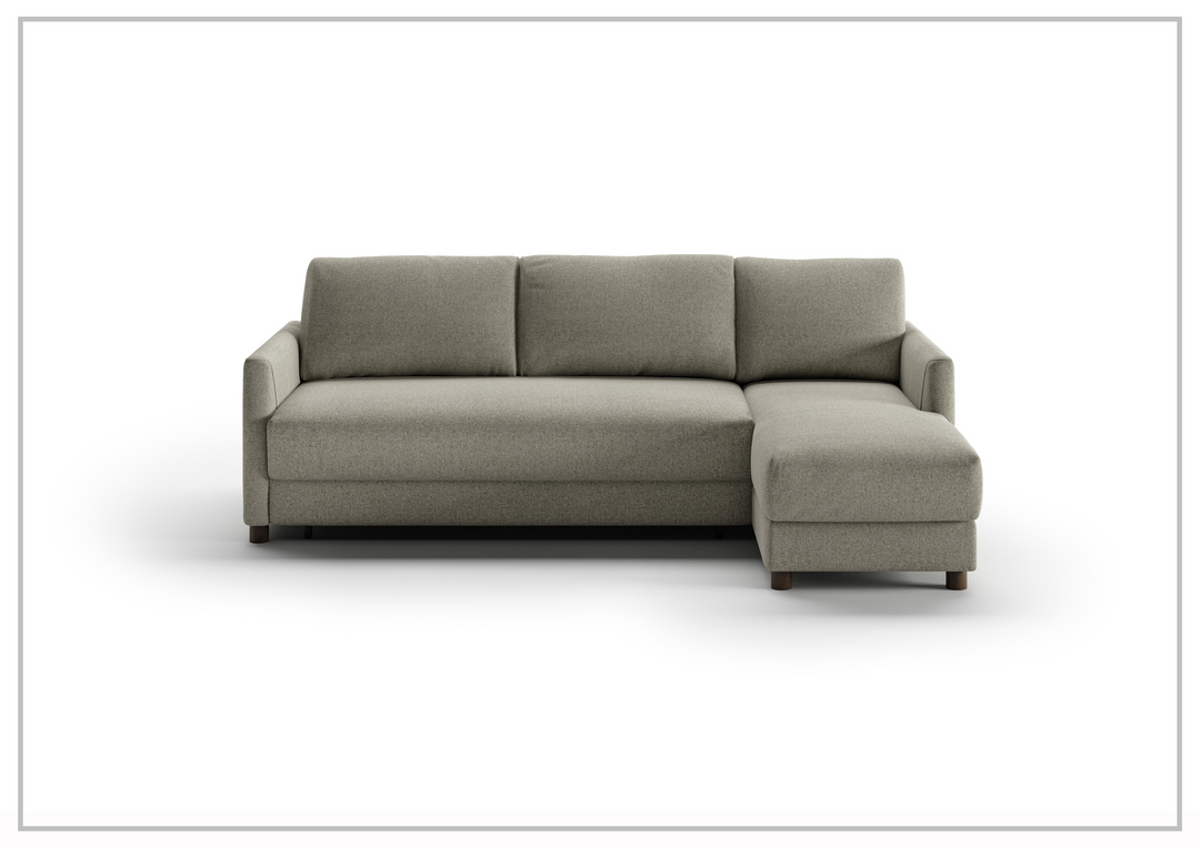 Luonto Pint 3-Seater L-Shaped Fabric Sectional Sleeper Sofa-SOFABED