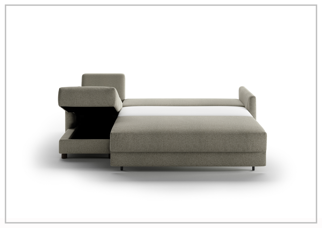 Luonto Pint 3-Seater L-Shaped Fabric Sectional Sleeper Sofa