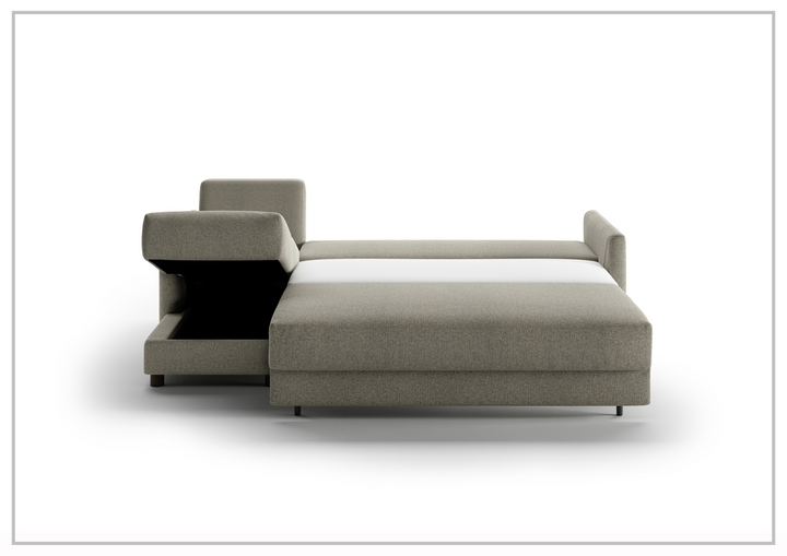 Luonto Pint 3-Seater L-Shaped Fabric Sectional Sleeper Sofa