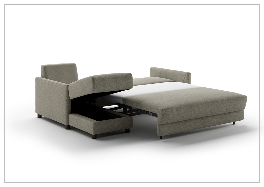 Luonto Pint 3-Seater L-Shaped Fabric Sectional Sleeper Sofa