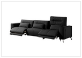 Klaussner Alessandro 3-Seater Leather Power Recliner Sofa with Extended Footrest