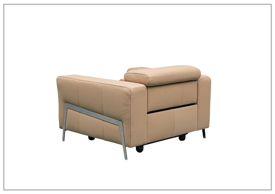 Prestigio 3-Seater Top Grain Stone Wash Leather Reclining chair