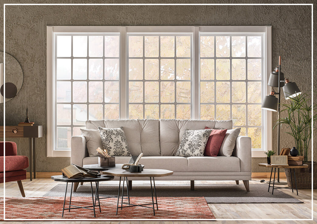 Rosa Sofa Bed with Back Bending Makasli Bed Mechanism