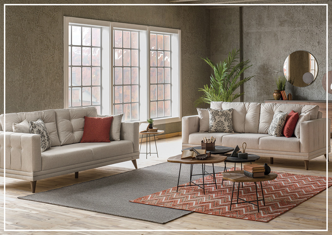 Rosa Sofa Bed with Back Bending Makasli Bed Mechanism