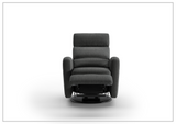 Sloped Fabric Power Recliner Chair in Power and Manual Options-SOFABED