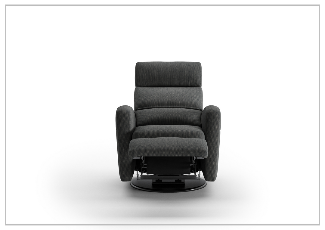 Sloped Fabric Power Recliner Chair in Power and Manual Options-SOFABED