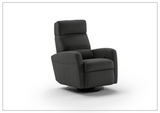Sloped Fabric Power Recliner Chair in Power and Manual Options-SOFABED