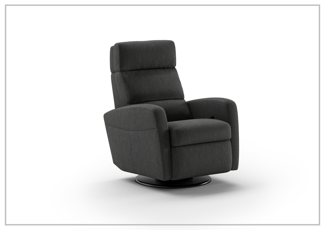 Sloped Fabric Power Recliner Chair in Power and Manual Options-SOFABED