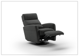 Sloped Fabric Power Recliner Chair in Power and Manual Options-SOFABED