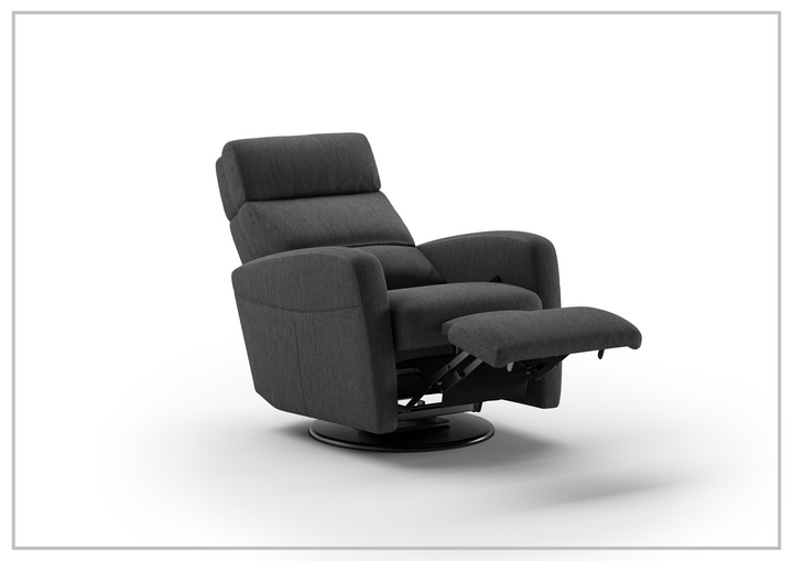 Sloped Fabric Power Recliner Chair in Power and Manual Options-SOFABED