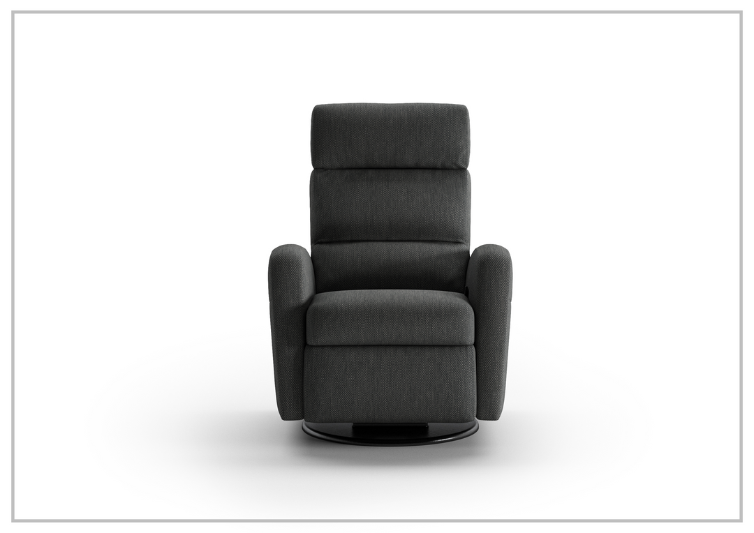 Sloped Fabric Power Recliner Chair in Power and Manual Options-SOFABED