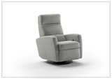 Sloped Fabric Power Recliner Chair in Power and Manual Options-SOFABED