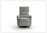 Sloped Fabric Power Recliner Chair in Power and Manual Options-SOFABED