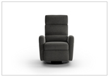 Sloped Fabric Power Recliner Chair in Power and Manual Options-SOFABED