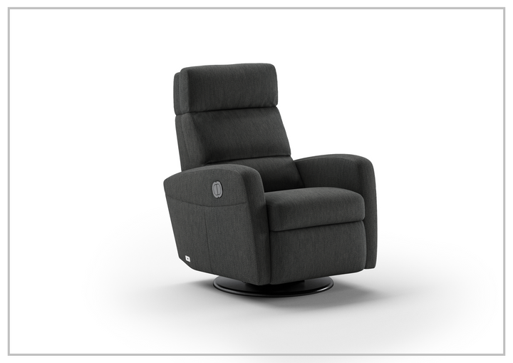 Sloped Fabric Power Recliner Chair in Power and Manual Options-SOFABED