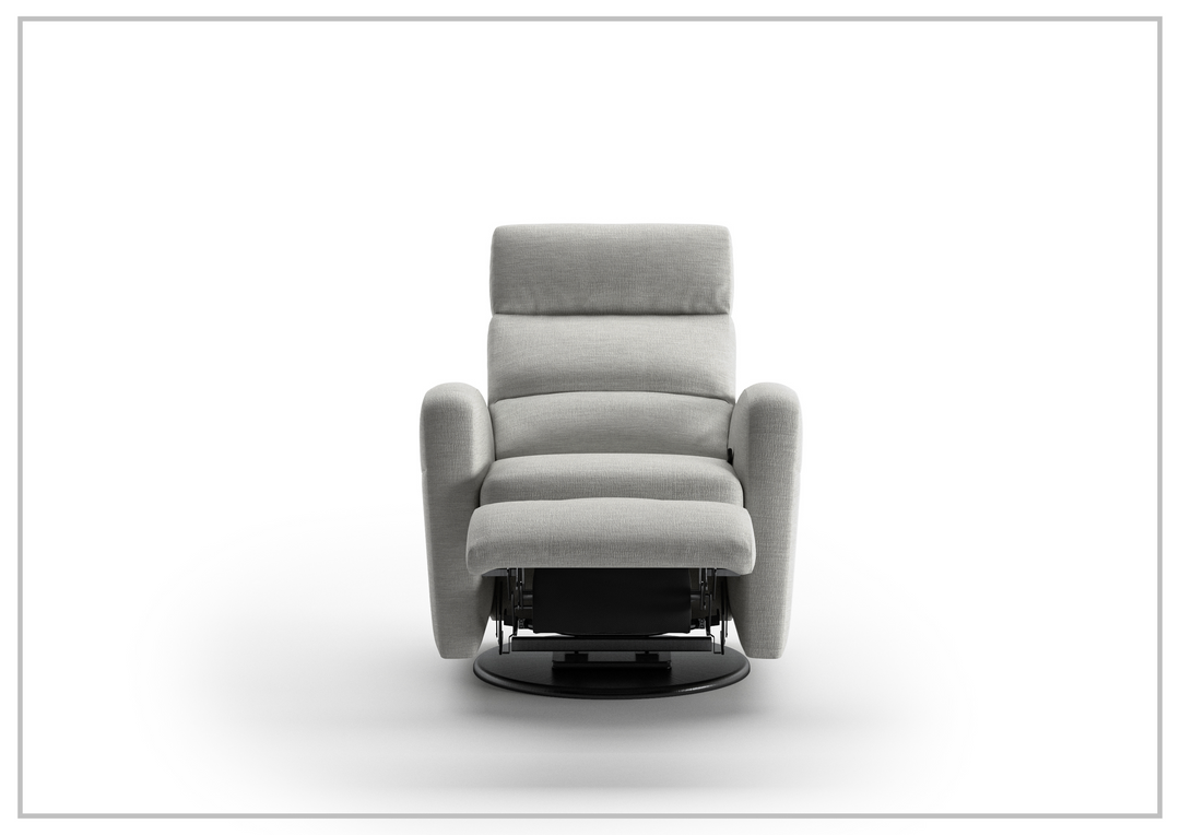 Sloped Fabric Power Recliner Chair in Power and Manual Options-SOFABED