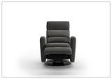 Sloped Fabric Power Recliner Chair in Power and Manual Options-SOFABED